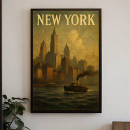 New York Cityscape Poster