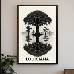 Louisiana Reflections Poster