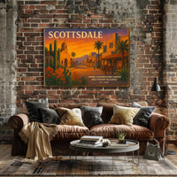 Scottsdale Southwestern Charms Travel Poster
