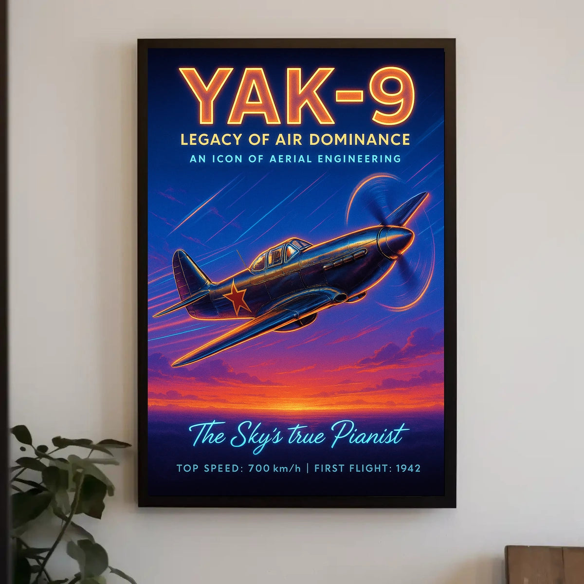 YAK-9 Legacy of Air Dominance Poster