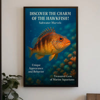 Discover The Charm Of The Hawkfish Poster