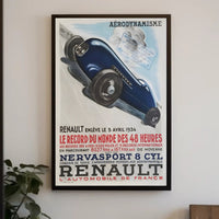 Renault NervaSport World Record Achievement Poster