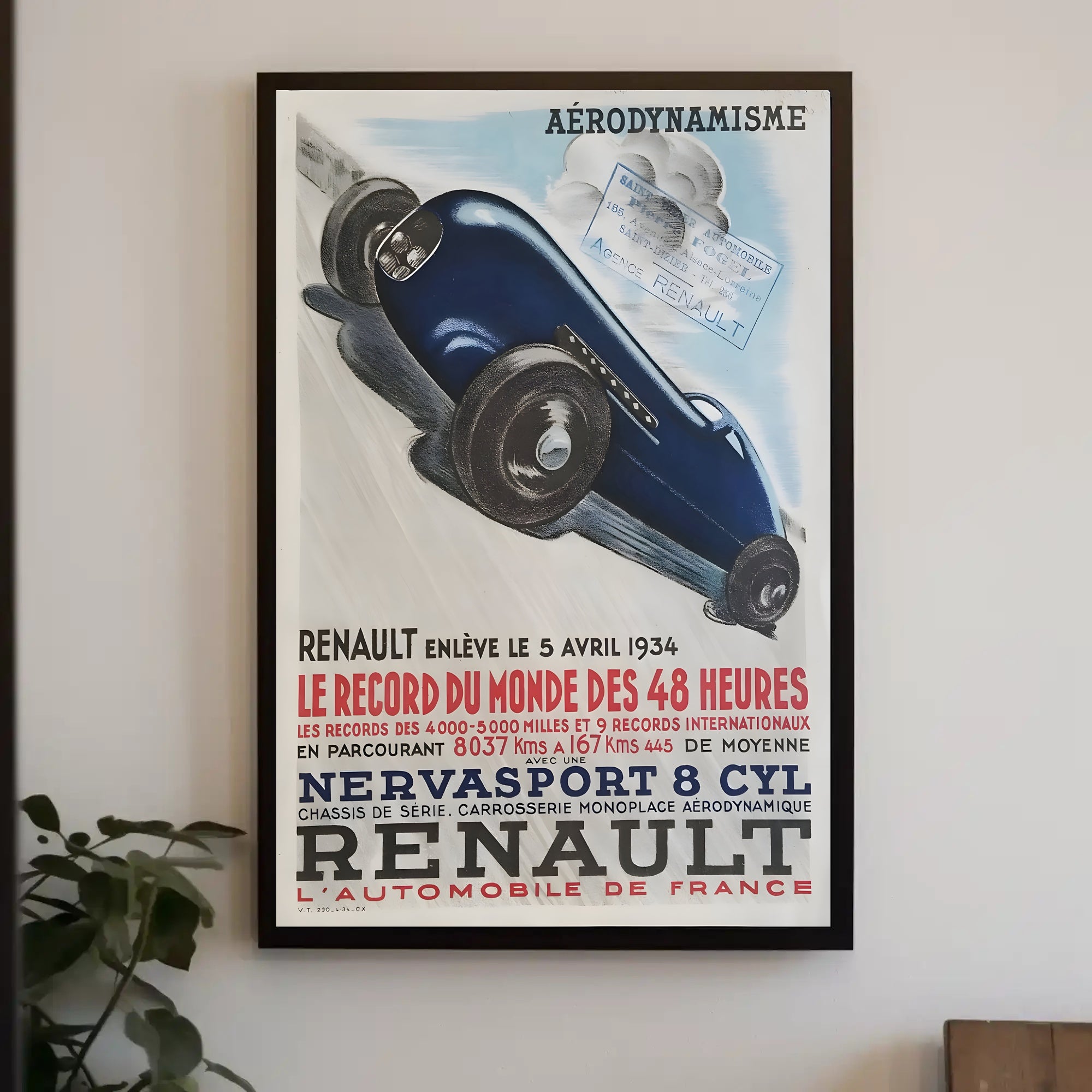 Renault NervaSport World Record Achievement Poster
