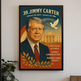 Jimmy Carter 39th President Poster