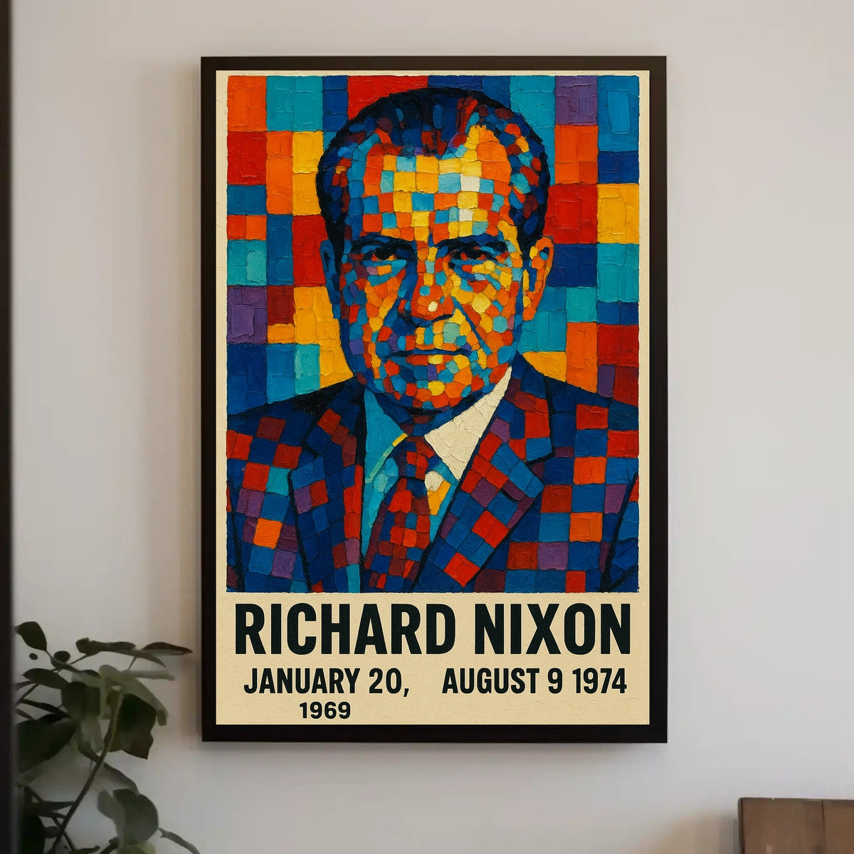 Richard Nixon Presidential Tenure Poster