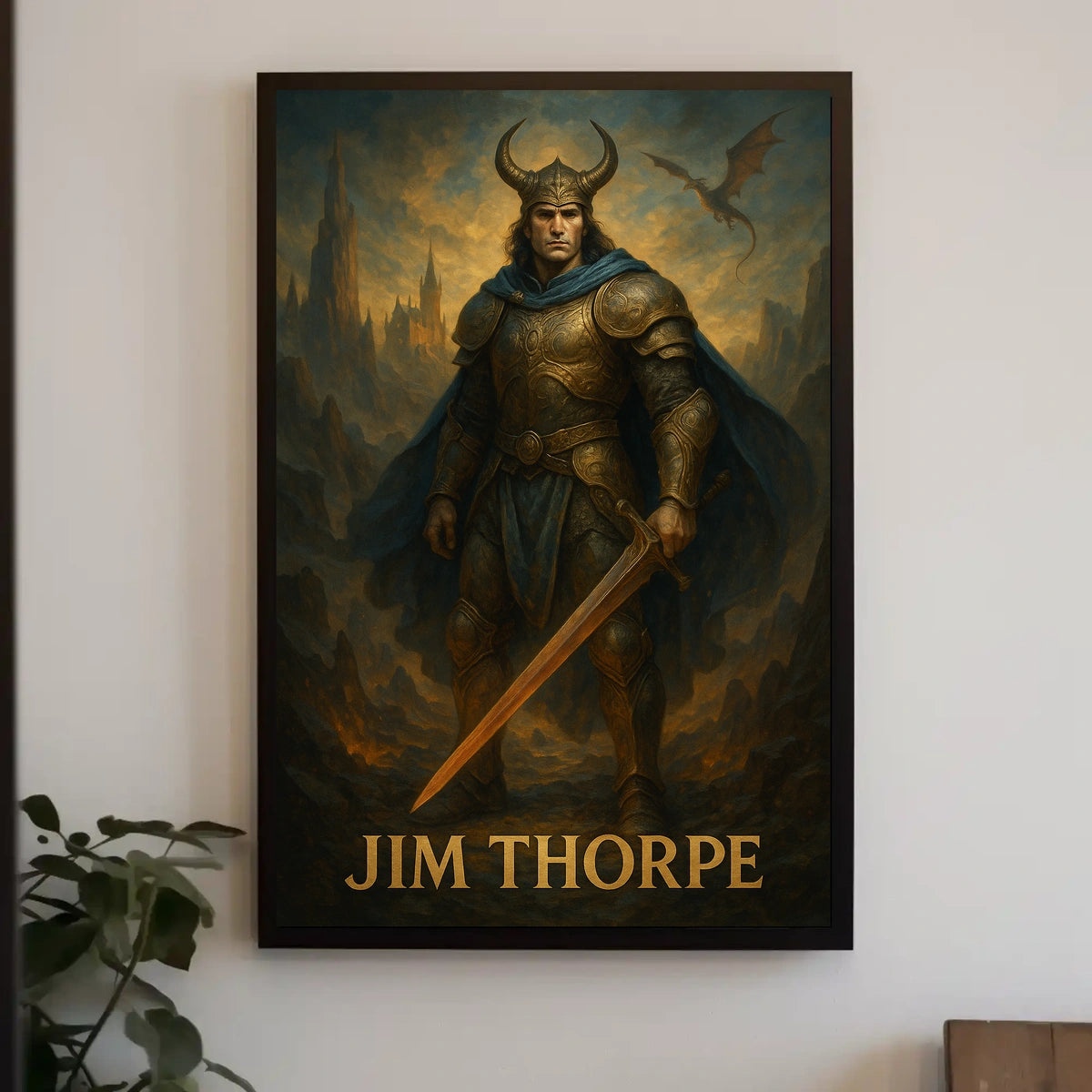 Jim Thorpe Legendary Warrior Poster