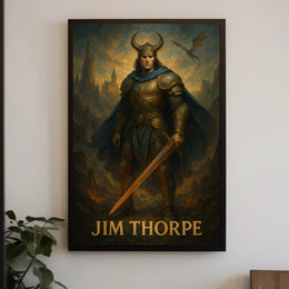 Jim Thorpe Legendary Warrior Poster