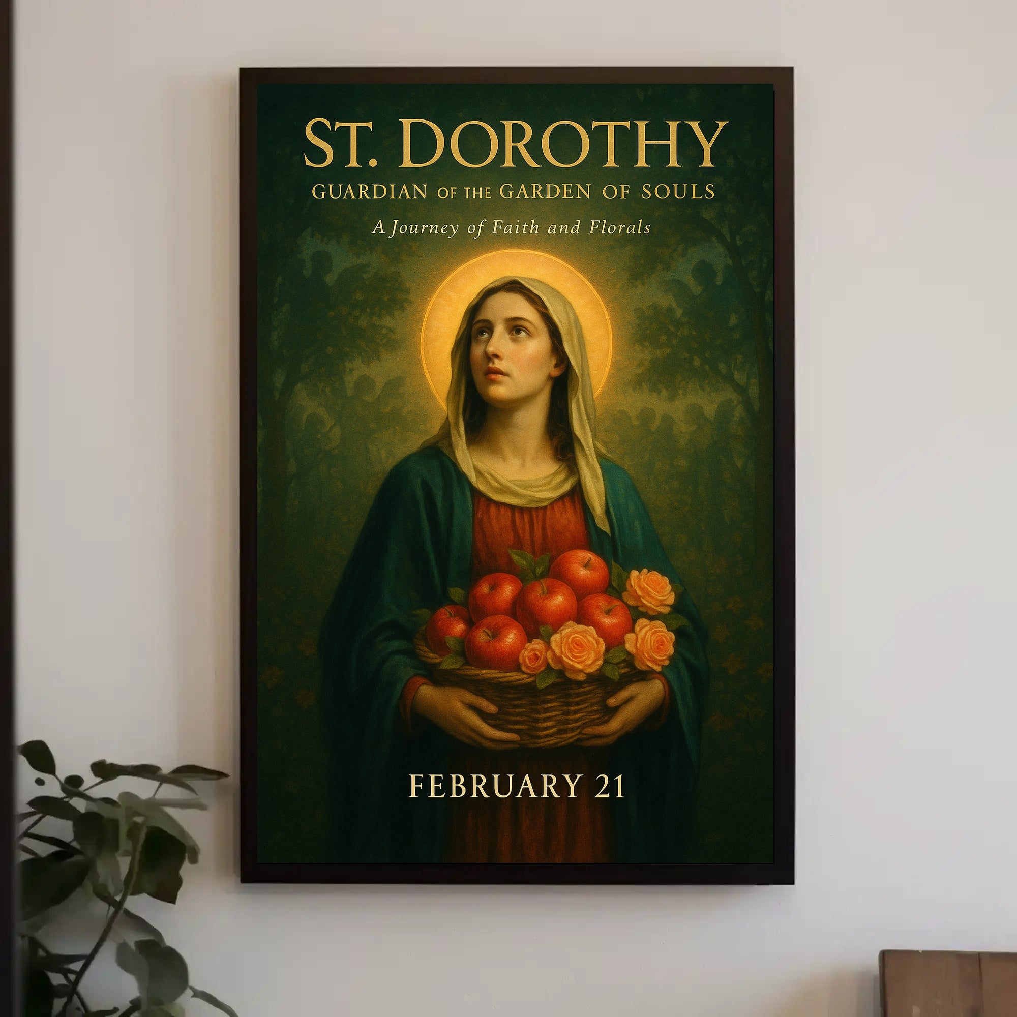 St. Dorothy Guardian of the Garden of Souls Poster PosterGoat