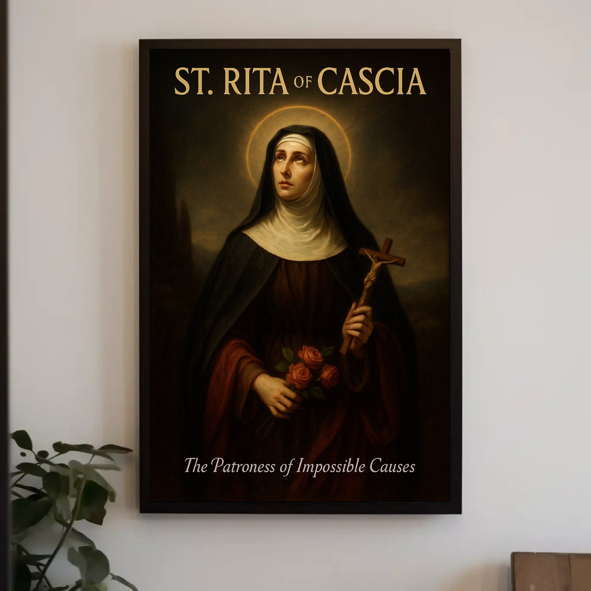 St. Rita Of Cascia The Patroness Of Poster