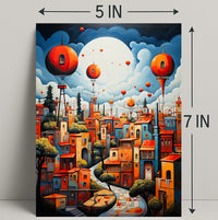 Dreamscape Cityscape Poster
