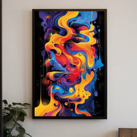 Vivid Abstract Flow Abstract Poster