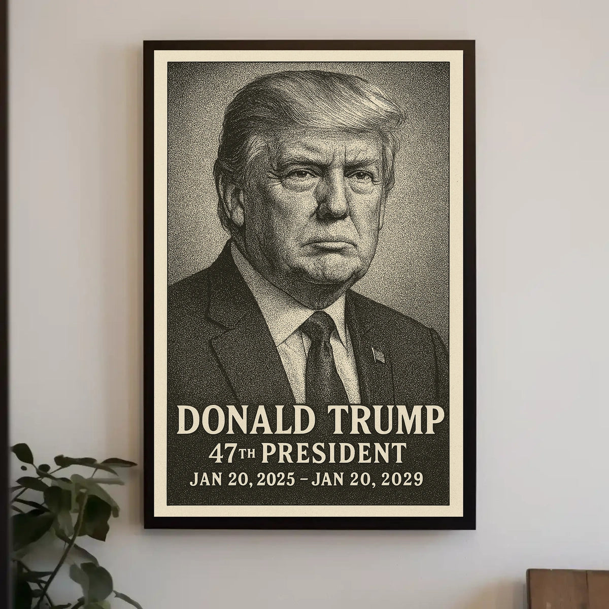 Donald Trump Pop Art 47th President Patriotic Poster