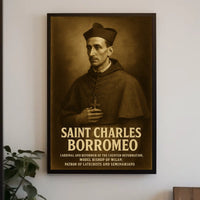Saint Charles Borromeo Cardinal And Poster