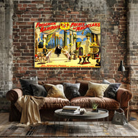 Magic Show Extravaganza: Opulent Prince Magicians Cultural Poster