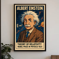 Albert Einstein Theory Of Relativity Poster