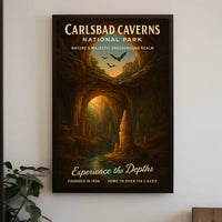 Carlsbad Caverns National Park Poster