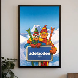Adelboden Ski Adventure Poster