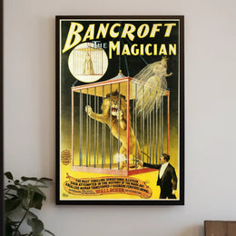 Bancroft The Magician Vintage Poster - Cultural or Heritage Poster