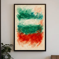 Abstract Watercolor Expression Abstract Poster