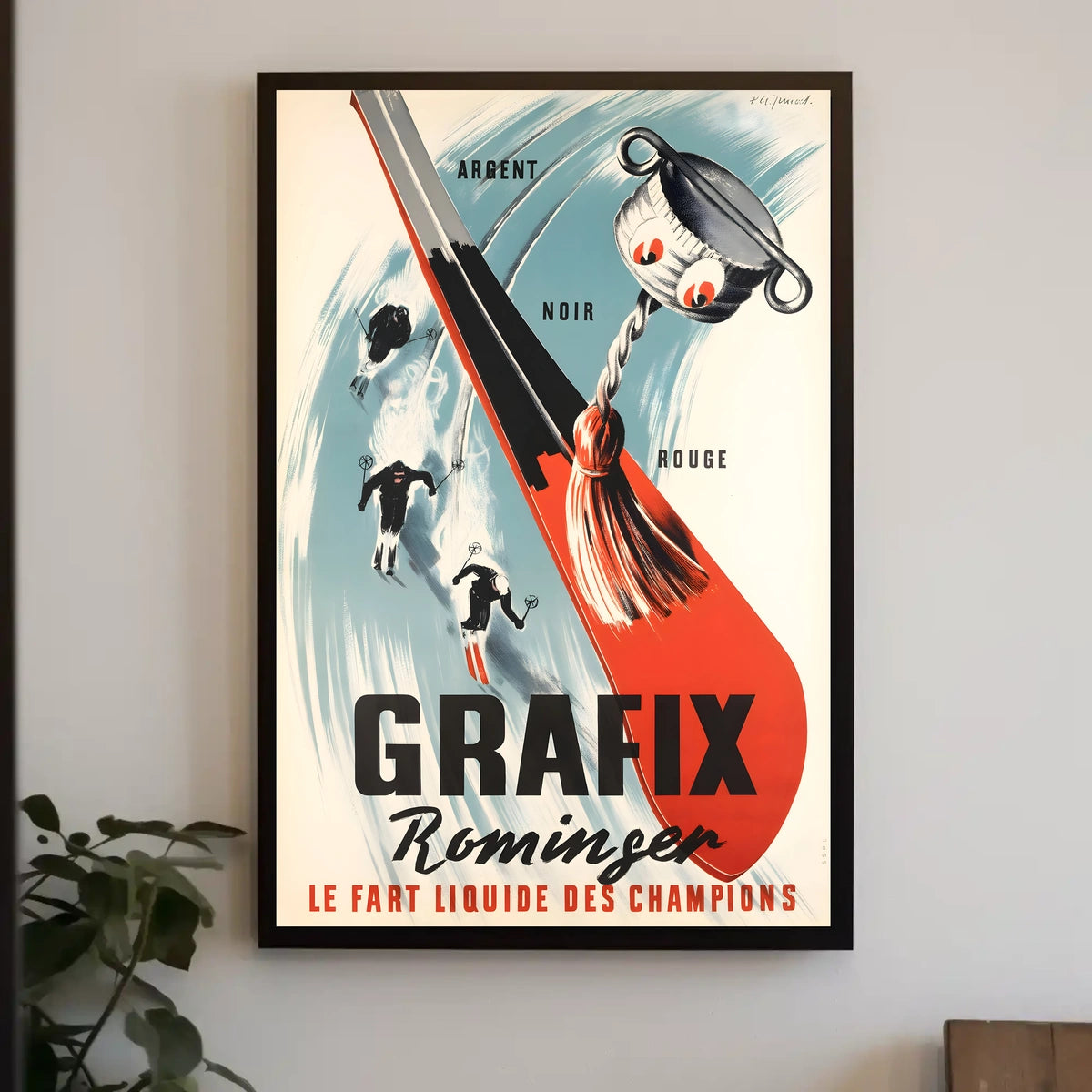 Grafix Le Fart Liquide Des Champions Poster
