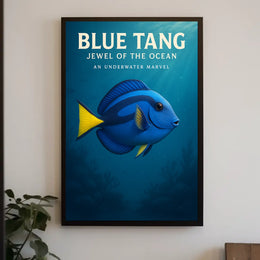 Blue Tang Jewel Of The Ocean Poster
