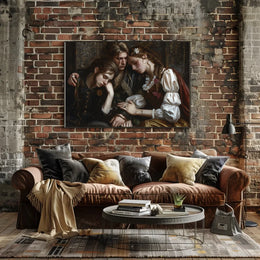 Renaissance Elegance: Photorealistic Historical Drama Poster