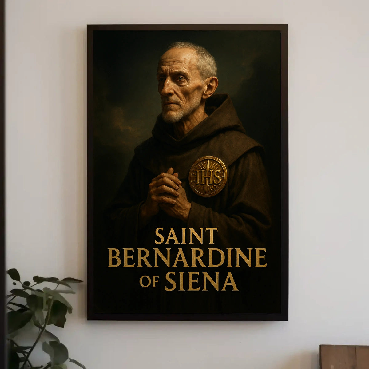 Saint Bernardine Of Siena Poster