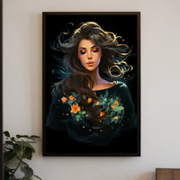 Ethereal Beauty Art Print: Abstract, Artistic, or Pop Culture Poster