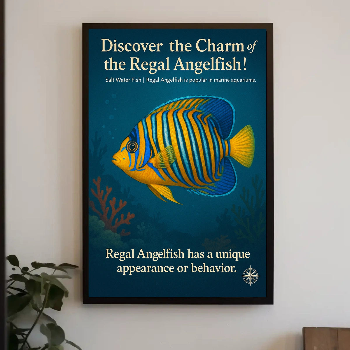 Discover the Charm of the Regal Angelfish Poster