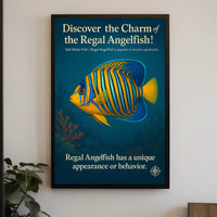 Discover the Charm of the Regal Angelfish Poster