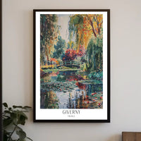 Giverny Garden Serenity: Impressionistic Artistic Poster PosterGoat