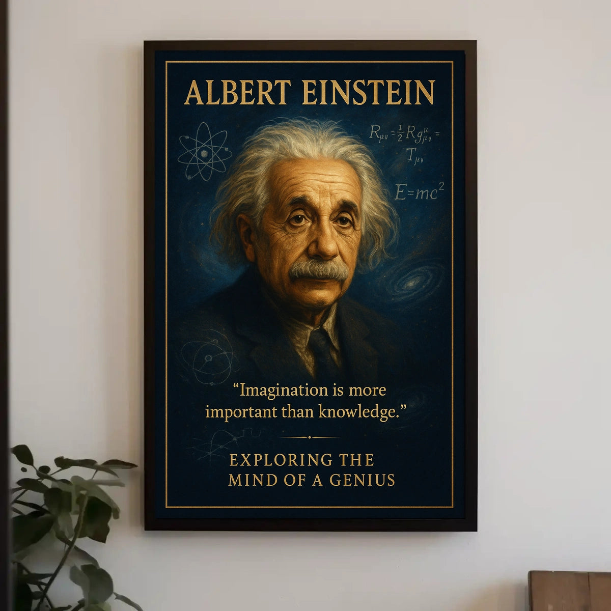 Albert Einstein Exploring The Mind Of Poster