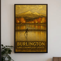 Burlington Lake Champlain Lights Poster