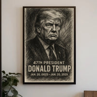 Donald Trump The Unyielding Resolve Poster