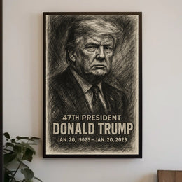 Donald Trump The Unyielding Resolve Poster