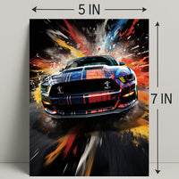 Speed And Color Explosion Poster