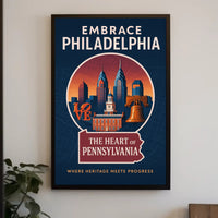 Embrace Philadelphia Poster PosterGoat