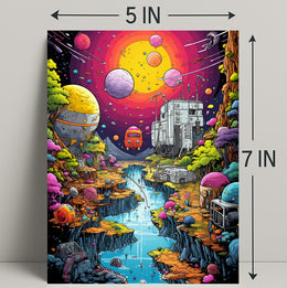 Cosmic Landscape Adventure Poster PosterGoat
