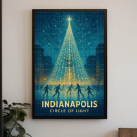 Indianapolis Circle Of Light Poster