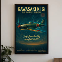 Kawasaki Ki-61 The Elegant Fighter Poster