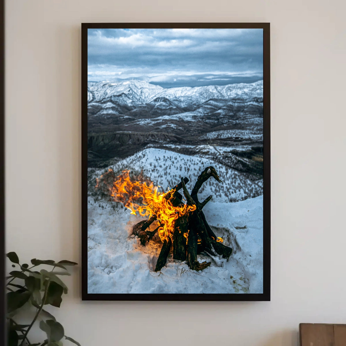 Festive Ornament In Nature Poster