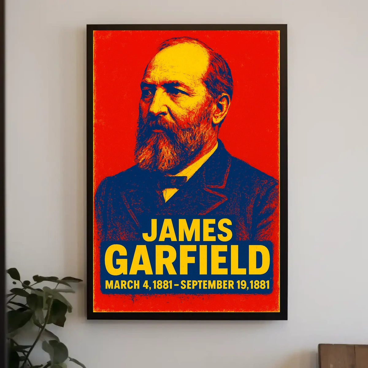 James Garfield Presidential Term Poster