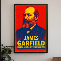James Garfield Presidential Term Poster