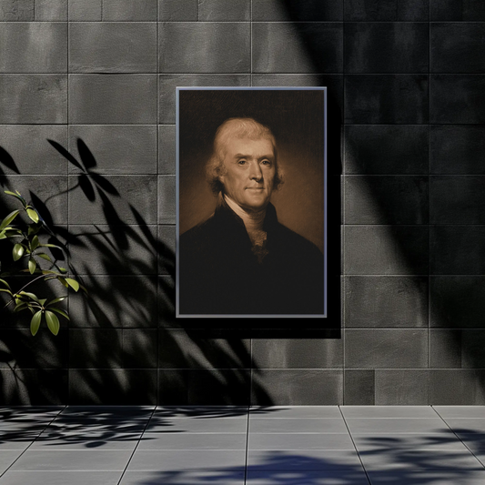 Thomas Jefferson 3rd President Sepia Photo