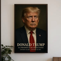 Donald Trump 45th President Poster Wall Art 18x24 Decor