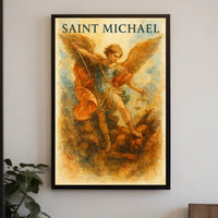 Saint Michael Icon Poster