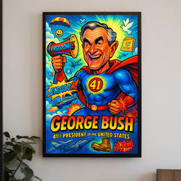 George Bush 41st President Poster PosterGoat
