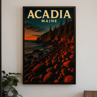 Acadia National Park Poster