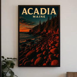 Acadia National Park Poster
