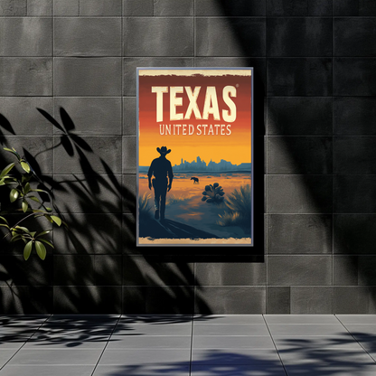 Texas Vintage Poster